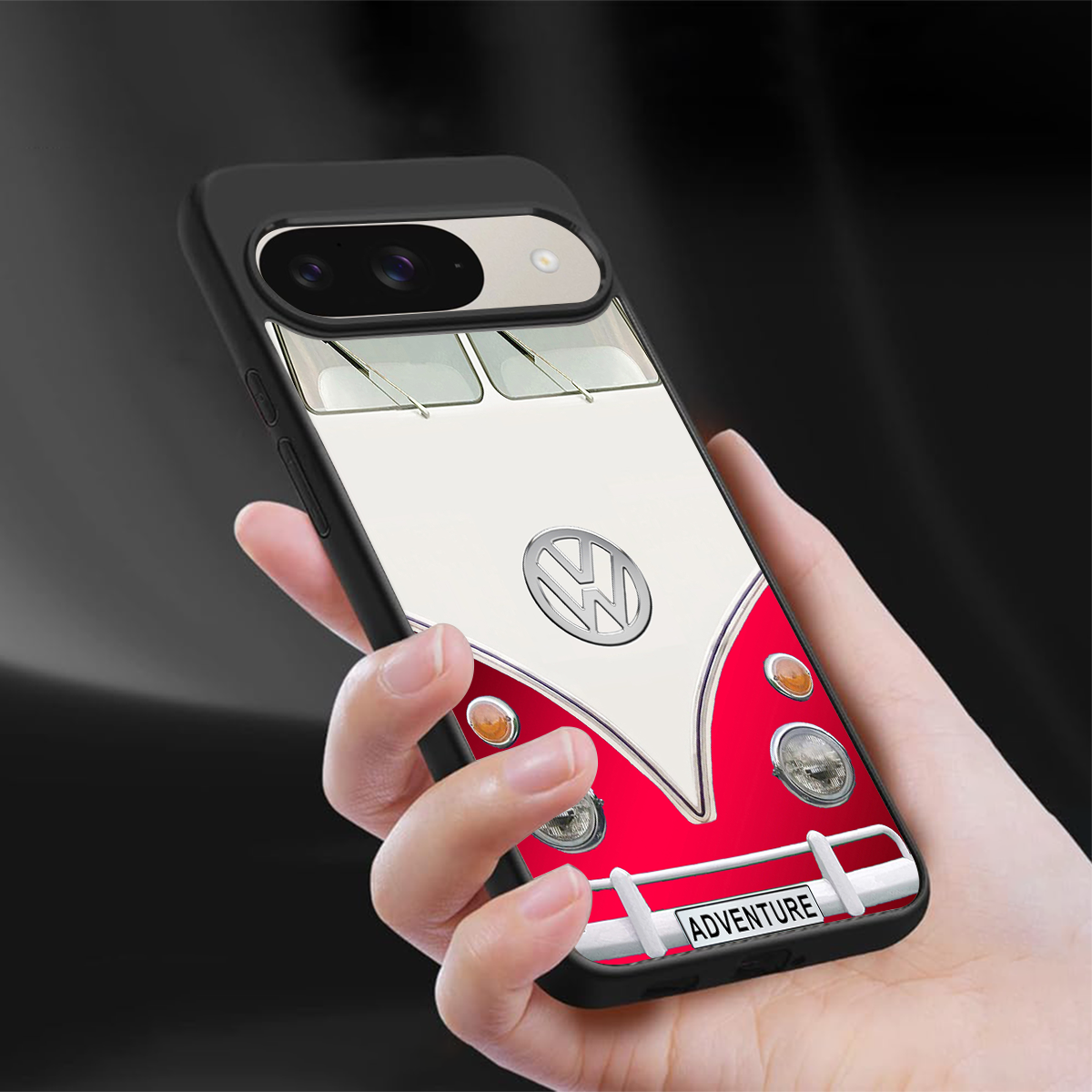 vintage volkswagen back phone cover | glass case for google pixel 9