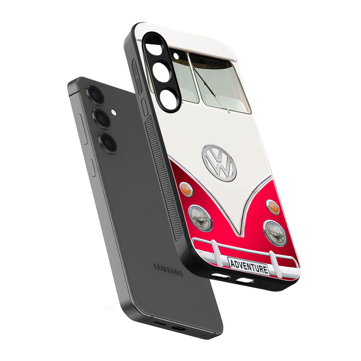 vintage volkswagen back phone cover | glass case for samsung galaxy s24 fe