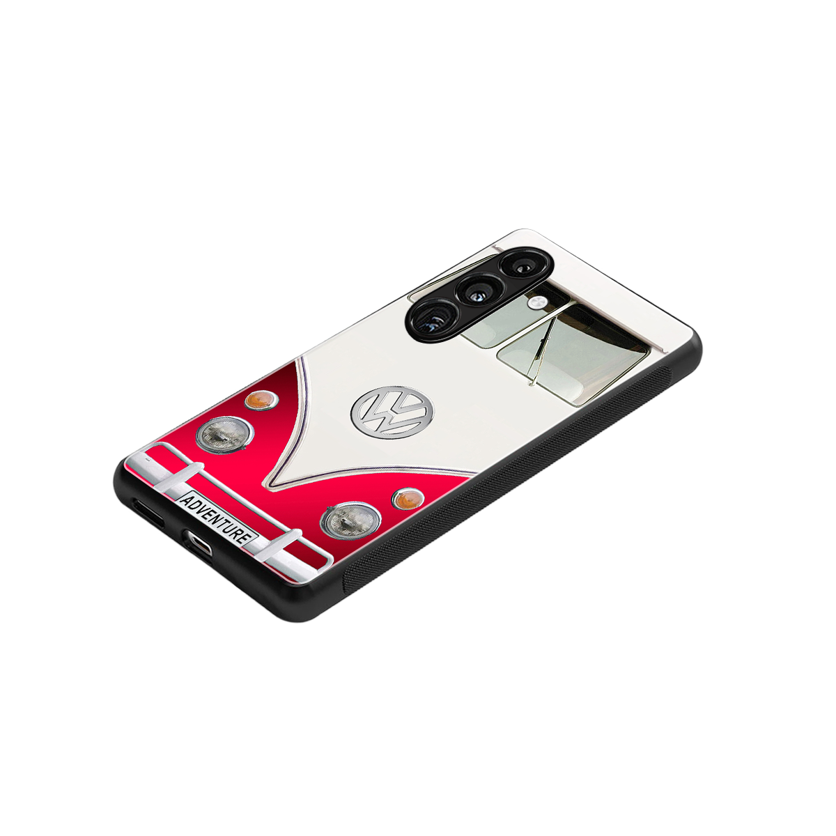 vintage volkswagen back phone cover | glass case for samsung galaxy s24 fe