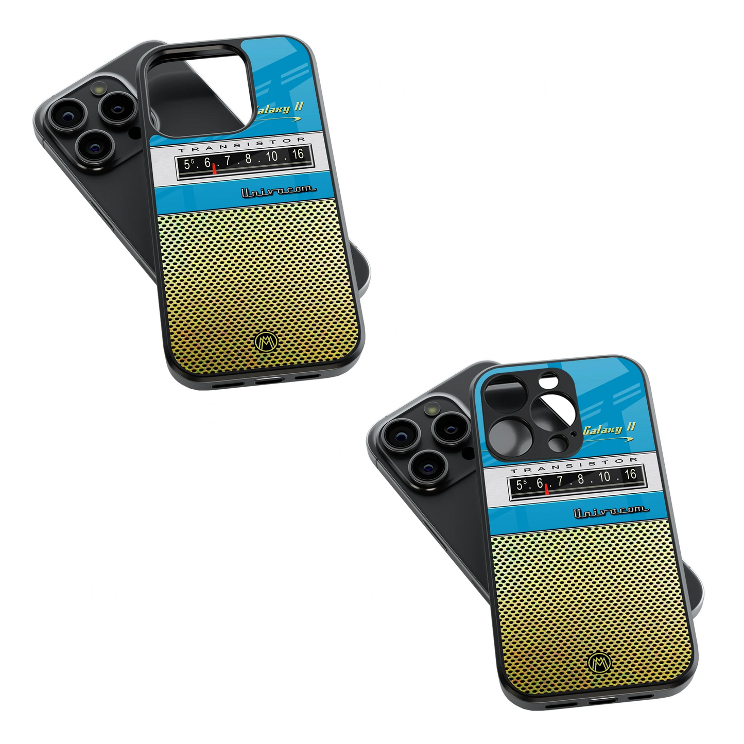 Trendy Glass Back Mobile Case for iPhone, Samsung, Redmi, OnePlus, Google Pixel, Motorola