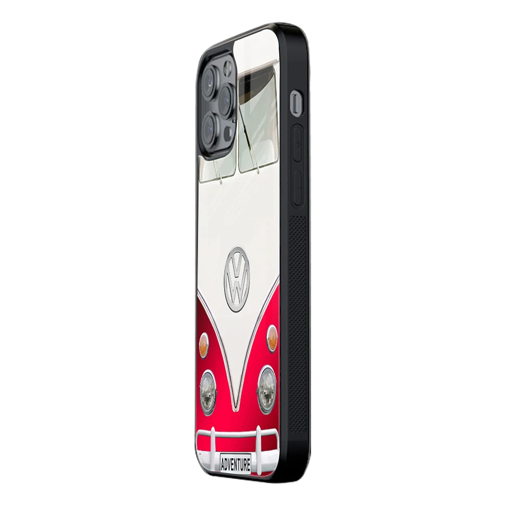 Slim Glass Back Phone Case for Multiple Brands โ iPhone, Samsung, Redmi, OnePlus, Oppo, Vivo