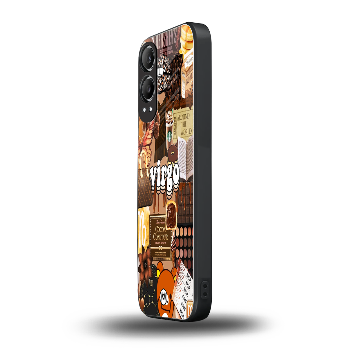 virgo aesthetic collage back phone cover | glass case for oneplus nord ce 4 lite