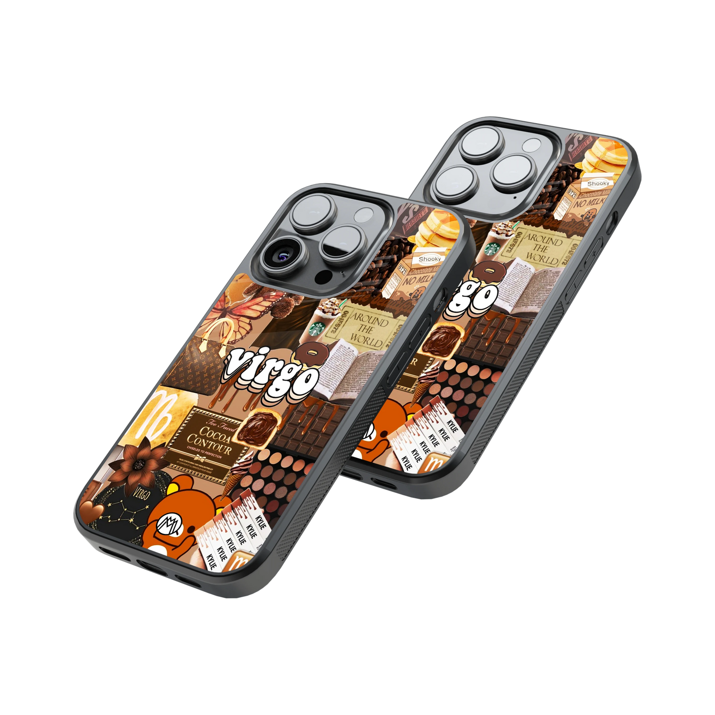 Protective Glass Back Phone Case Compatible with iPhone, Samsung, OnePlus, Pixel & More