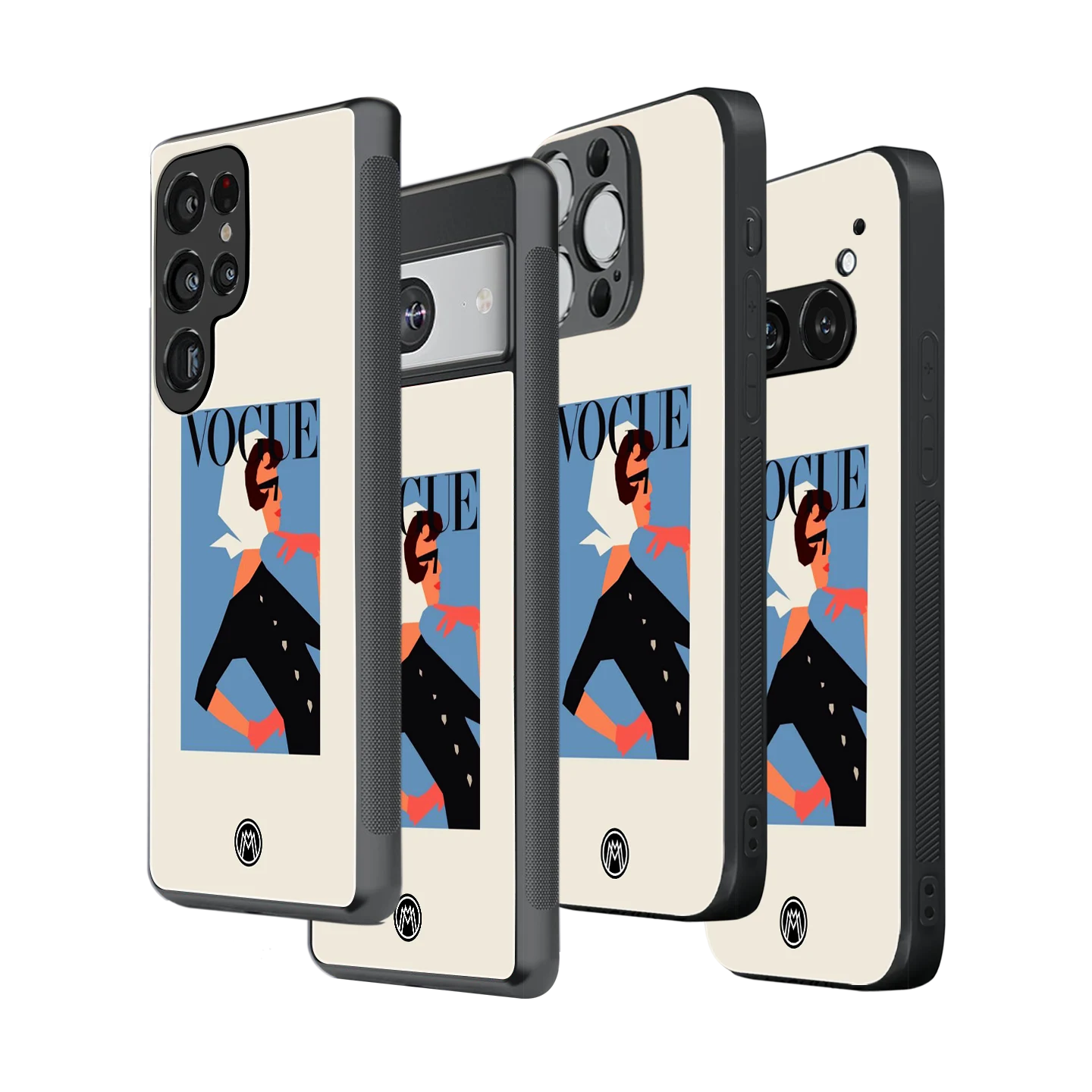 Stylish Glass Back Case for All Smartphones โ iPhone, Samsung, OnePlus, Pixel, Redmi, Oppo, Vivo, Motorola