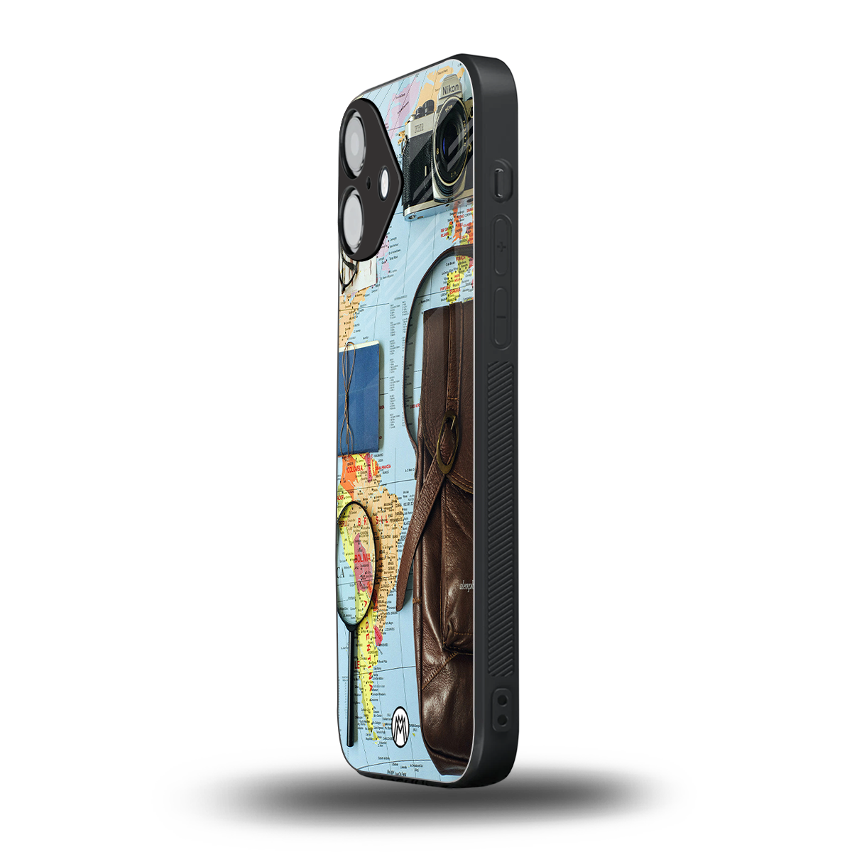 wanderlust back phone cover | glass case for iphone 16 plus