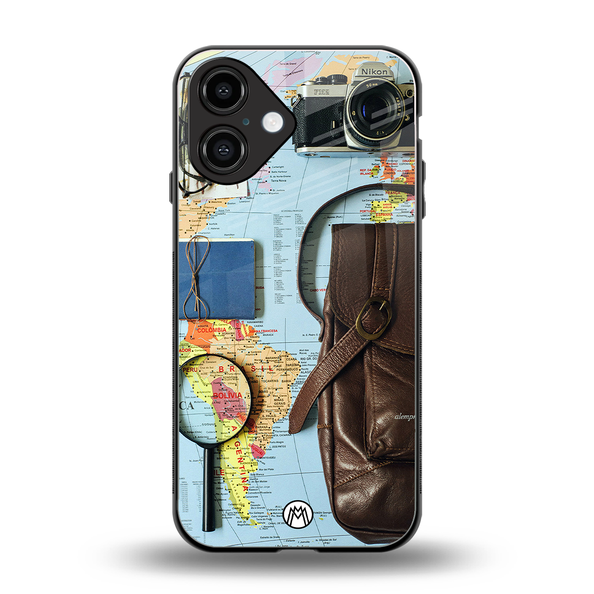 wanderlust back phone cover | glass case for iphone 16
