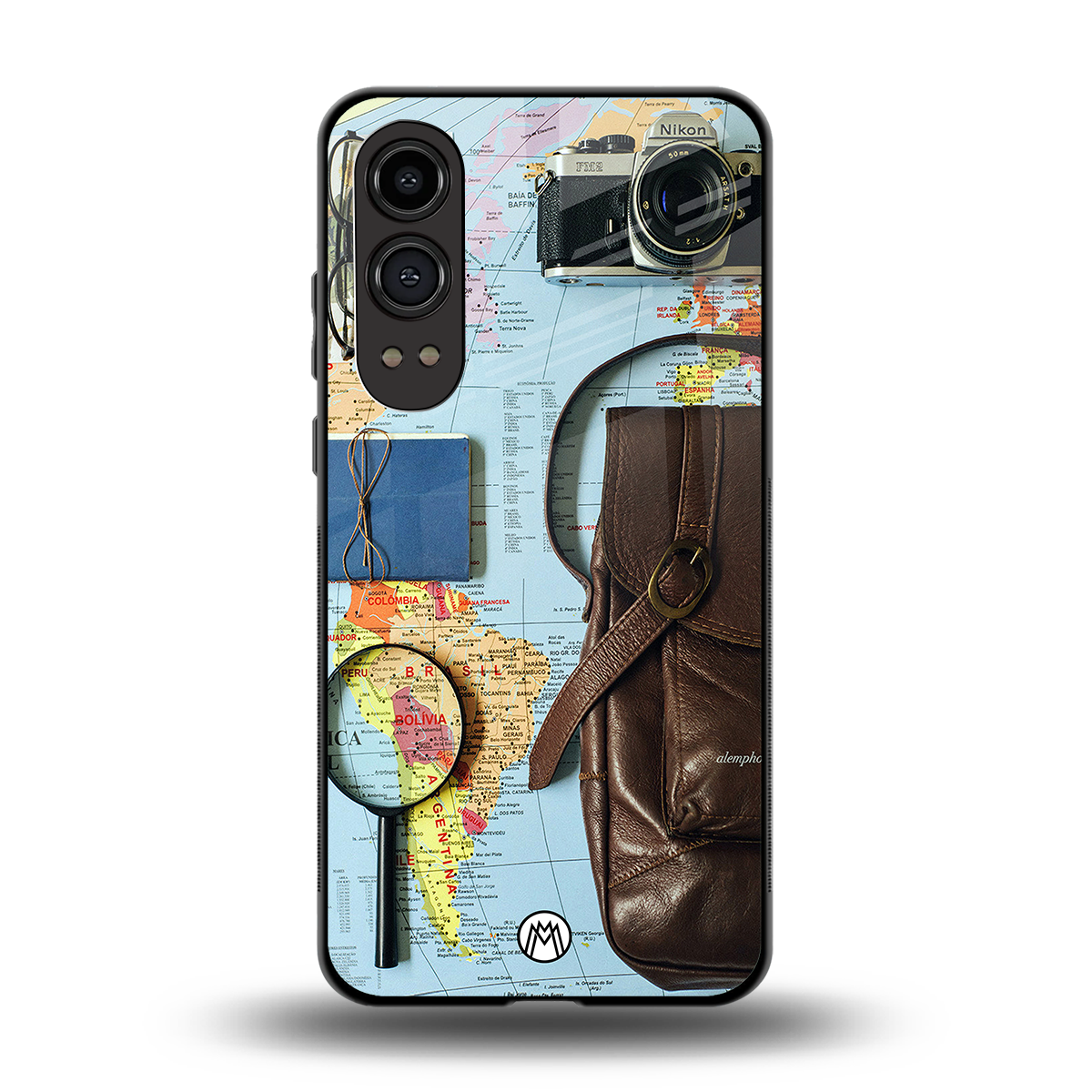 wanderlust back phone cover | glass case for oneplus nord ce 4 lite