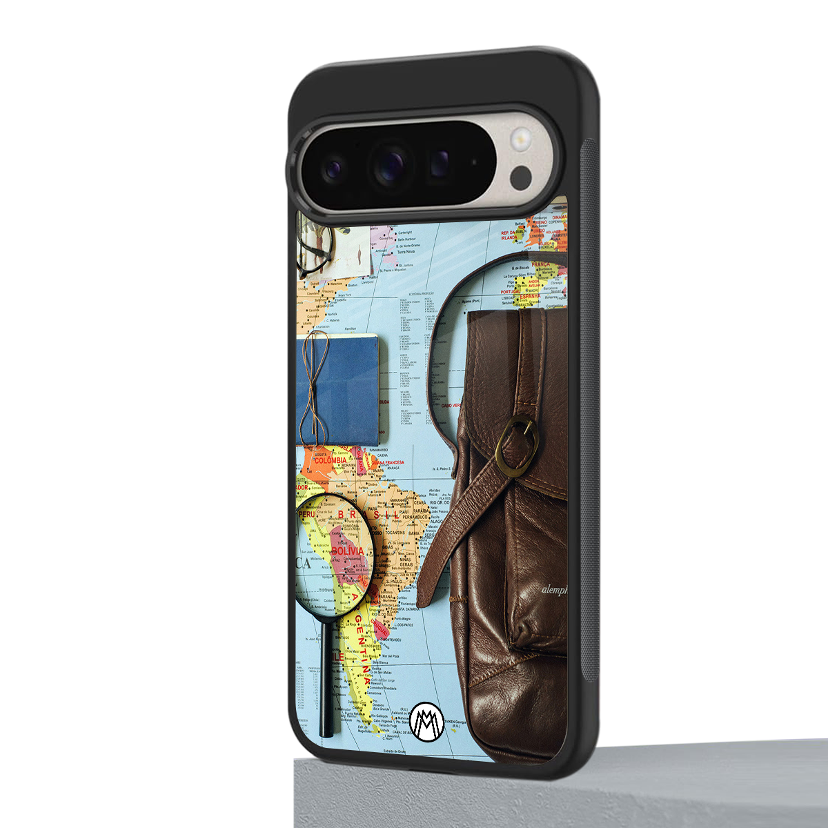 wanderlust back phone cover | glass case for google pixel 9 pro