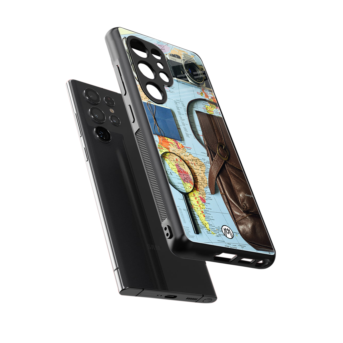 wanderlust back phone cover | glass case for samsung galaxy s25 ultra