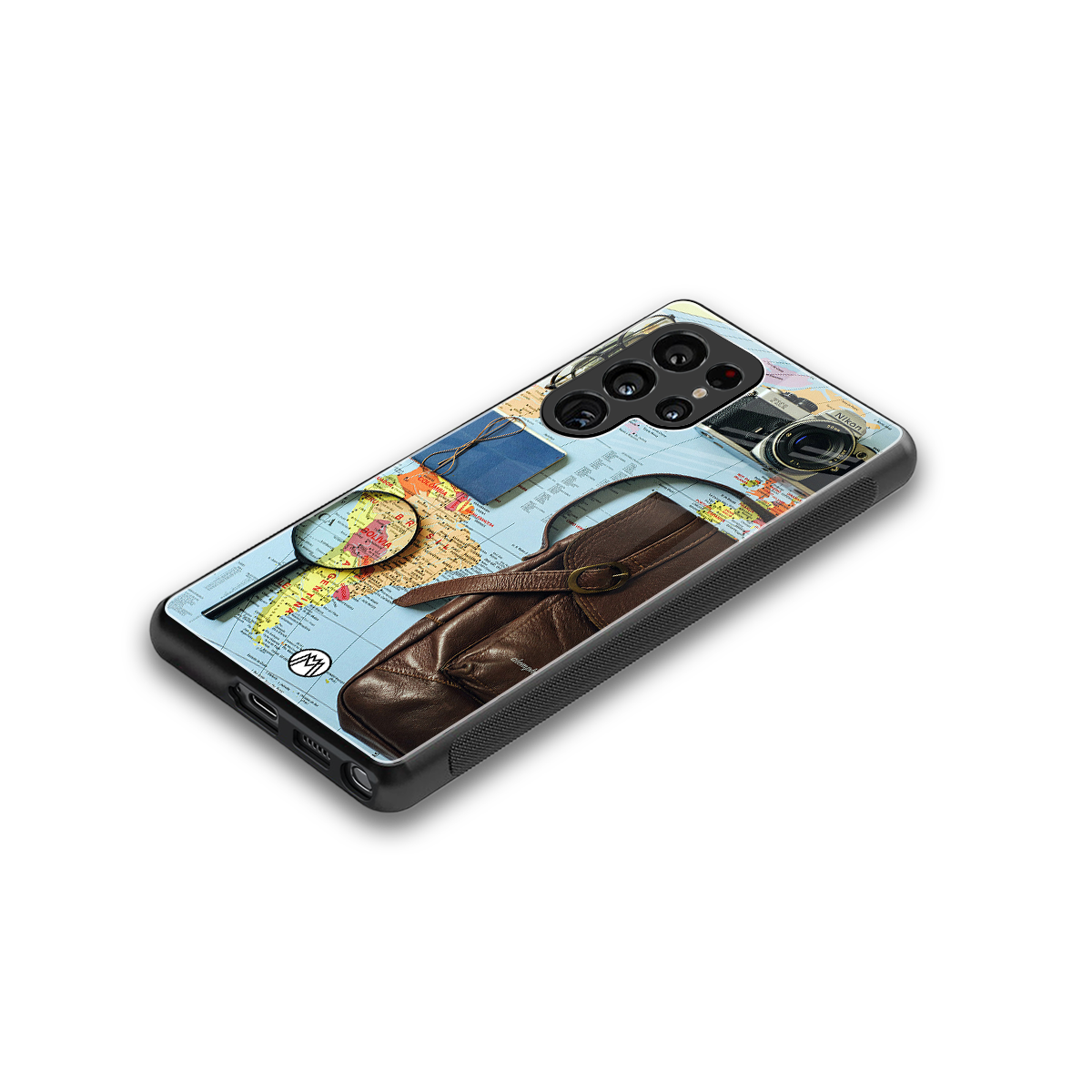 wanderlust back phone cover | glass case for samsung galaxy s25 ultra