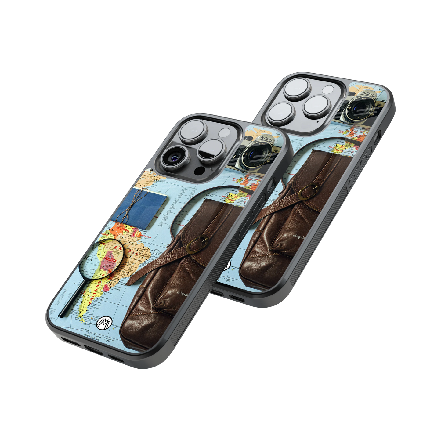 Protective Glass Back Phone Case Compatible with iPhone, Samsung, OnePlus, Pixel & More