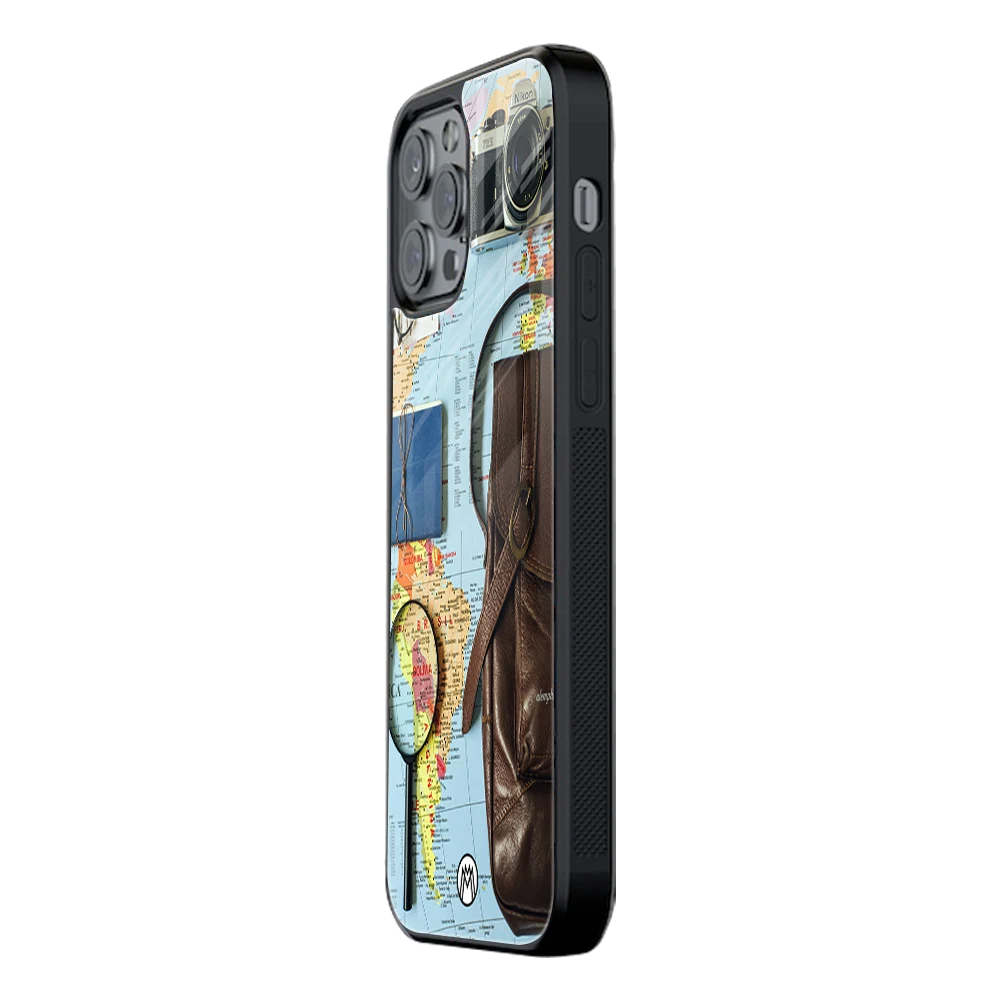 Slim Glass Back Phone Case for Multiple Brands โ iPhone, Samsung, Redmi, OnePlus, Oppo, Vivo