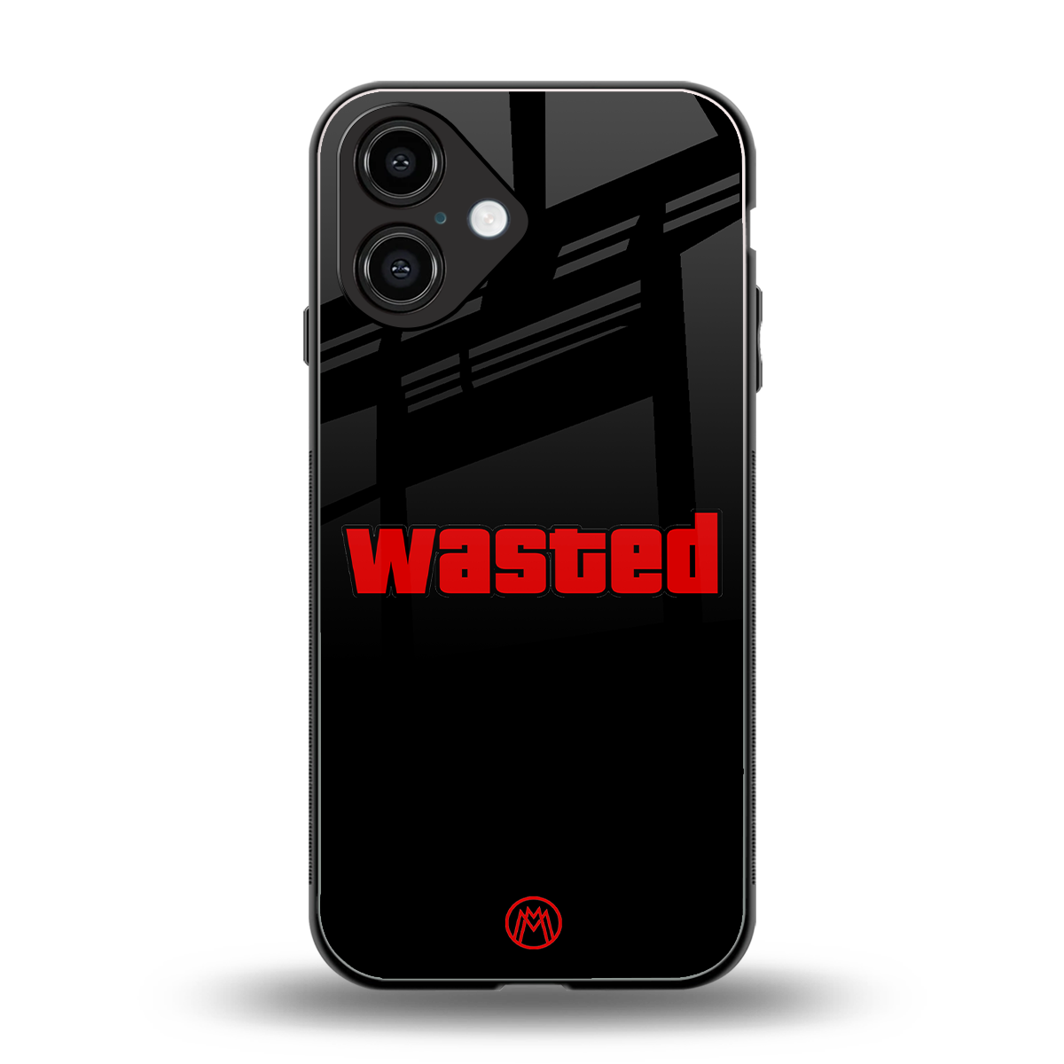 wasted back phone cover | glass case for iphone 16