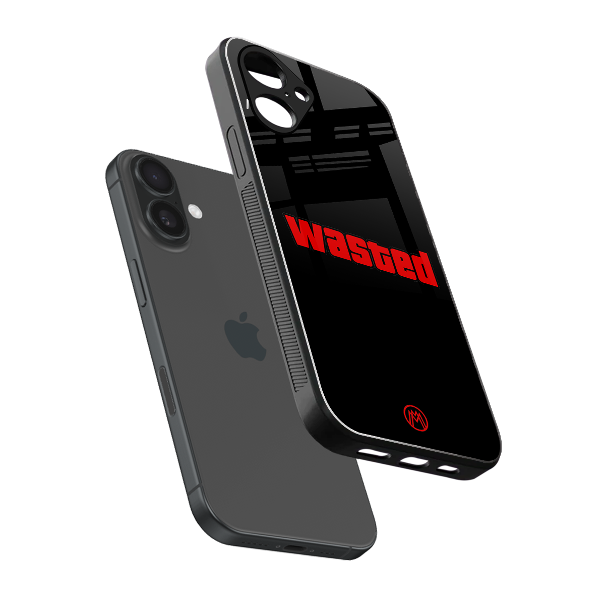 wasted back phone cover | glass case for iphone 16