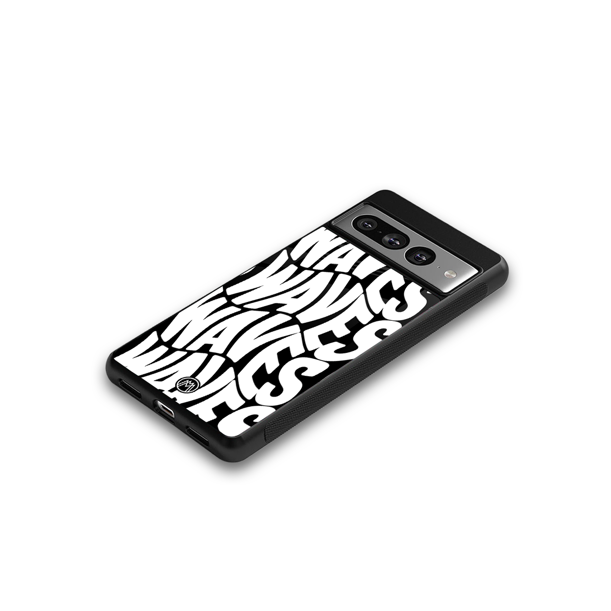 waves back phone cover | glass case for google pixel 7 pro