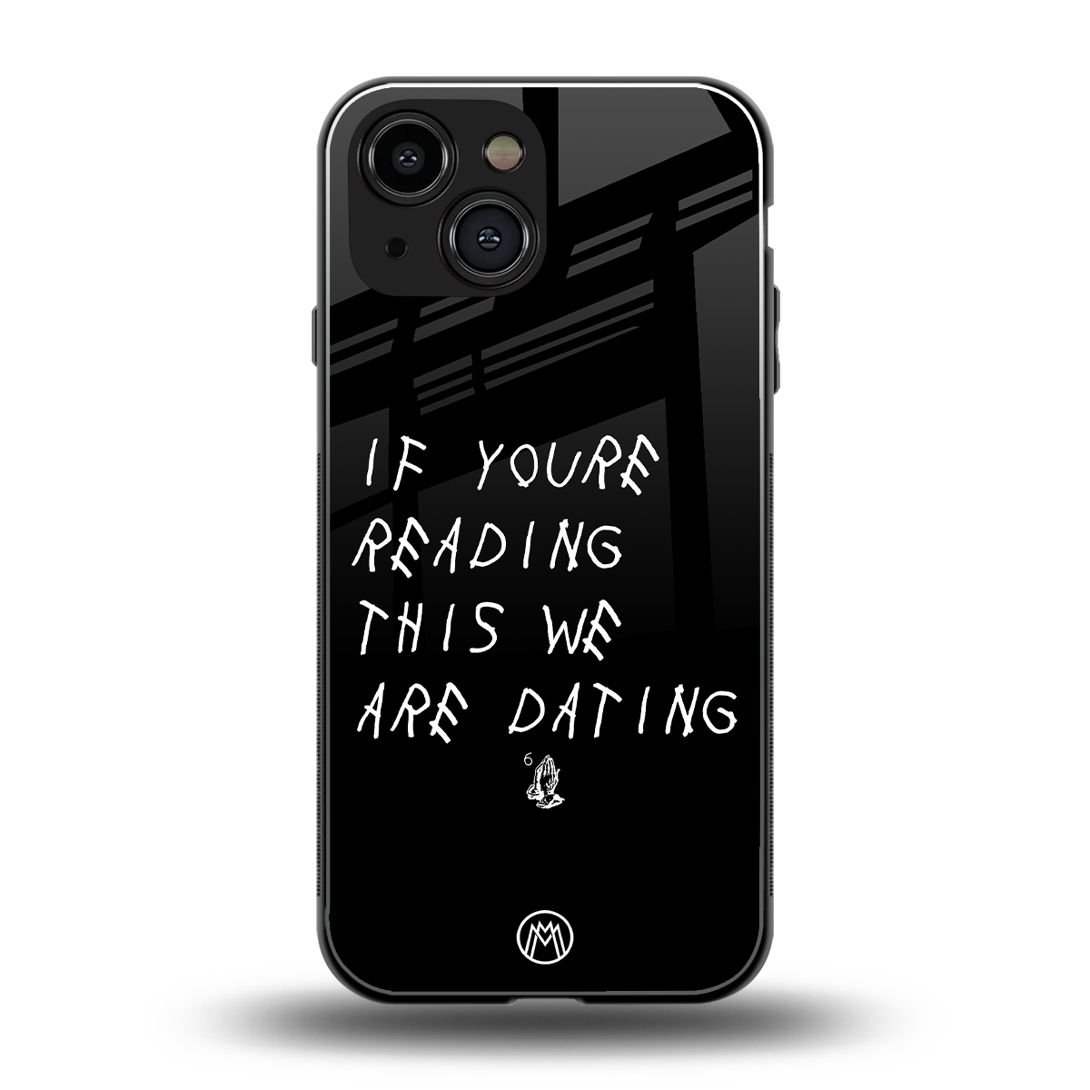 we are dating back phone cover | glass case for iphone 13 mini
