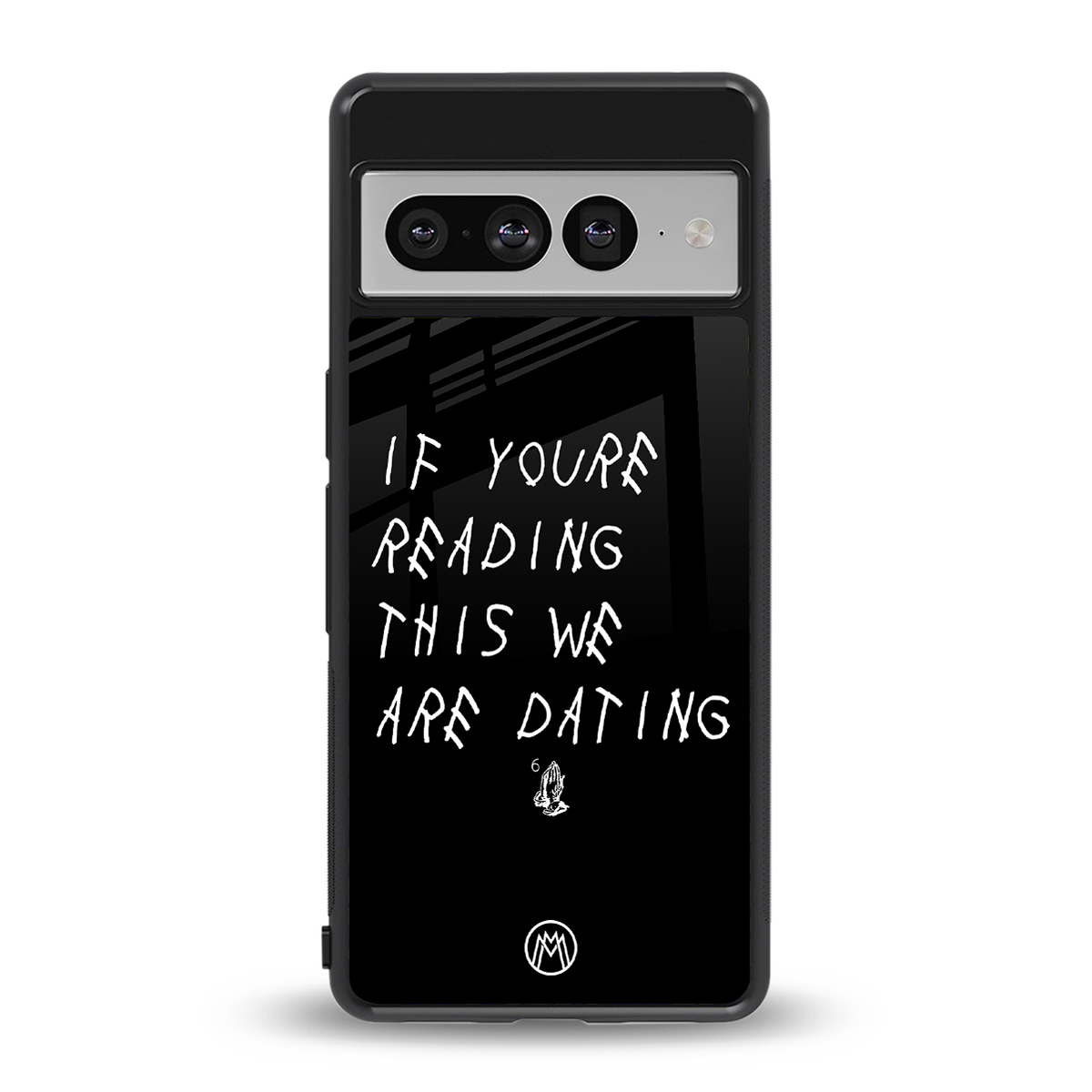 we are dating back phone cover | glass case for google pixel 7 pro