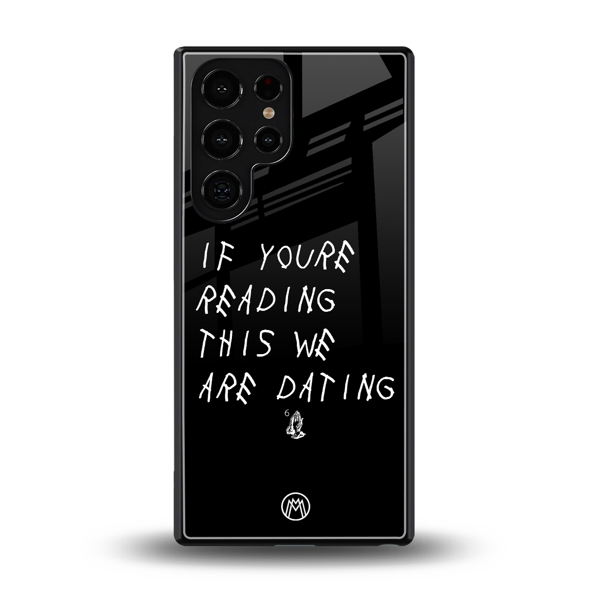 we are dating back phone cover | glass case for samsung galaxy s25 ultra