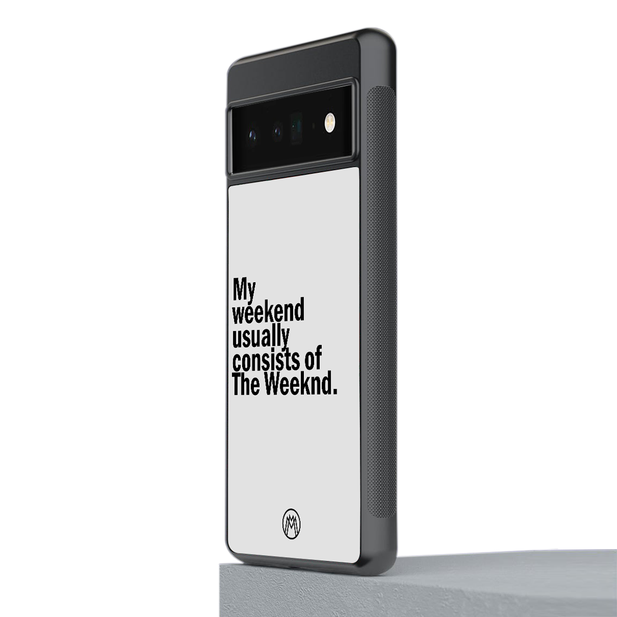 weeknd mood back phone cover | glass case for google pixel 6 pro