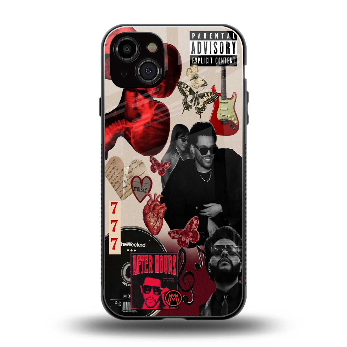 weeknd vibes back phone cover | glass case for iphone 15 plus
