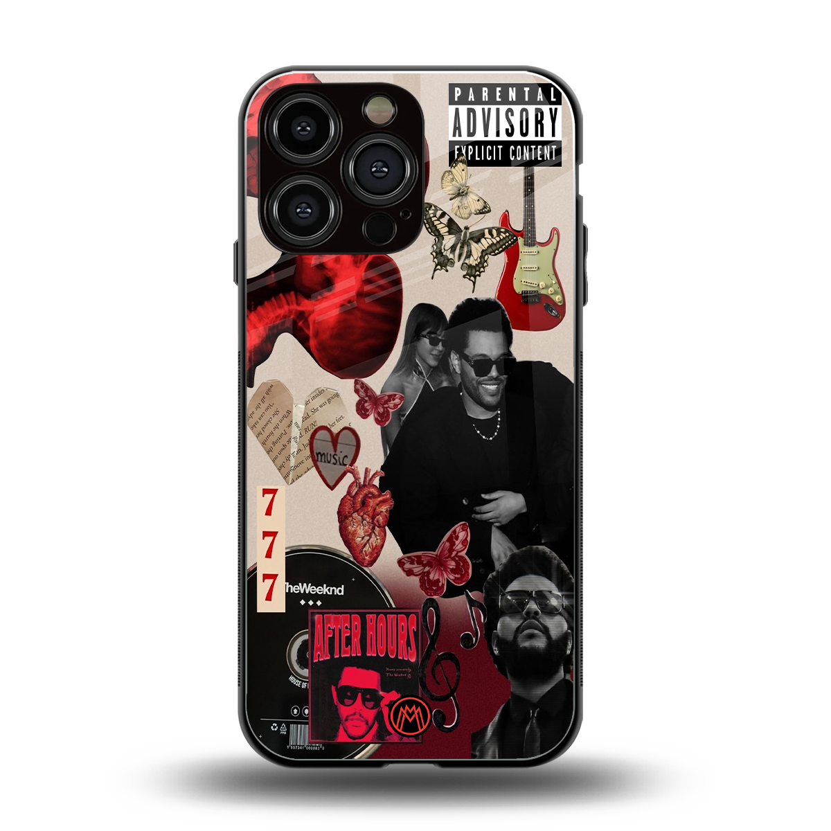 weeknd vibes back phone cover | glass case for iphone 14 pro max