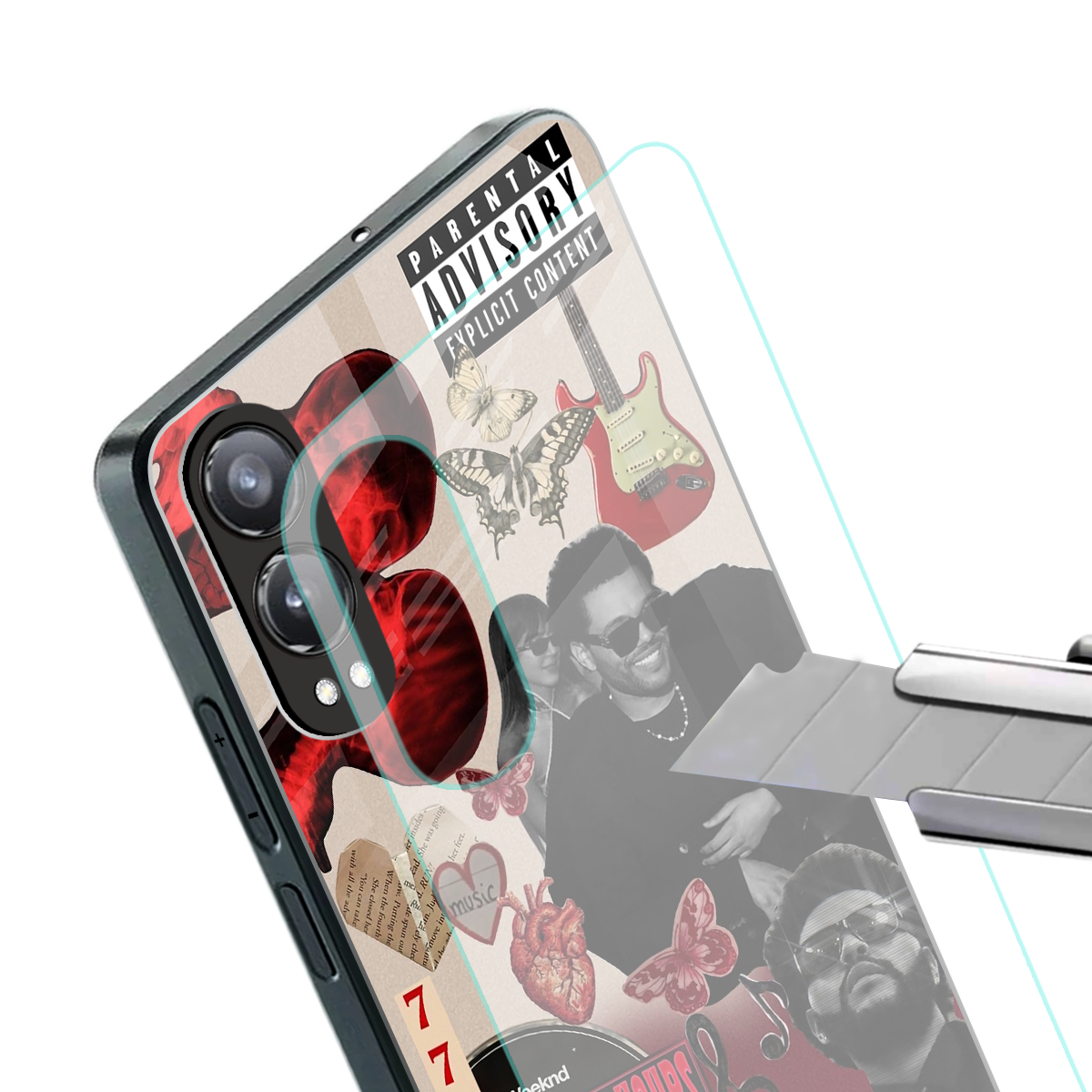 weeknd vibes back phone cover | glass case for oneplus nord ce 4 lite