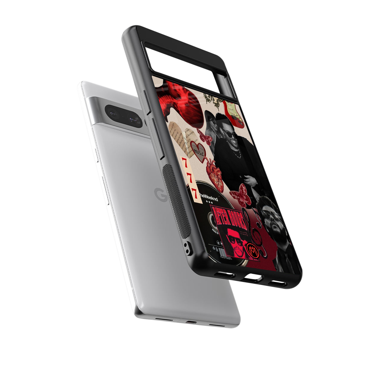 weeknd vibes back phone cover | glass case for google pixel 7 pro