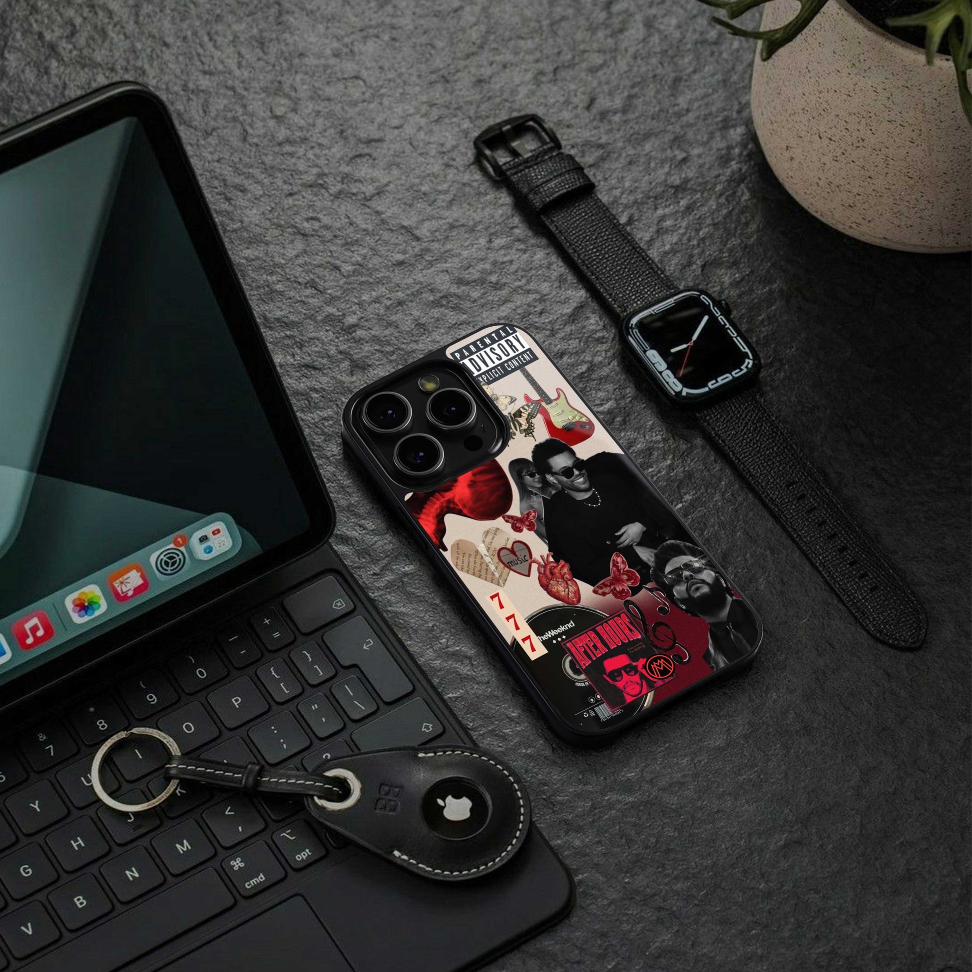 weeknd vibes back phone cover | glass case for iphone 14 pro max