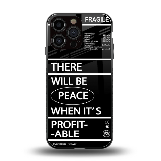 when it's profitable back phone cover | glass case for iphone 14 pro max