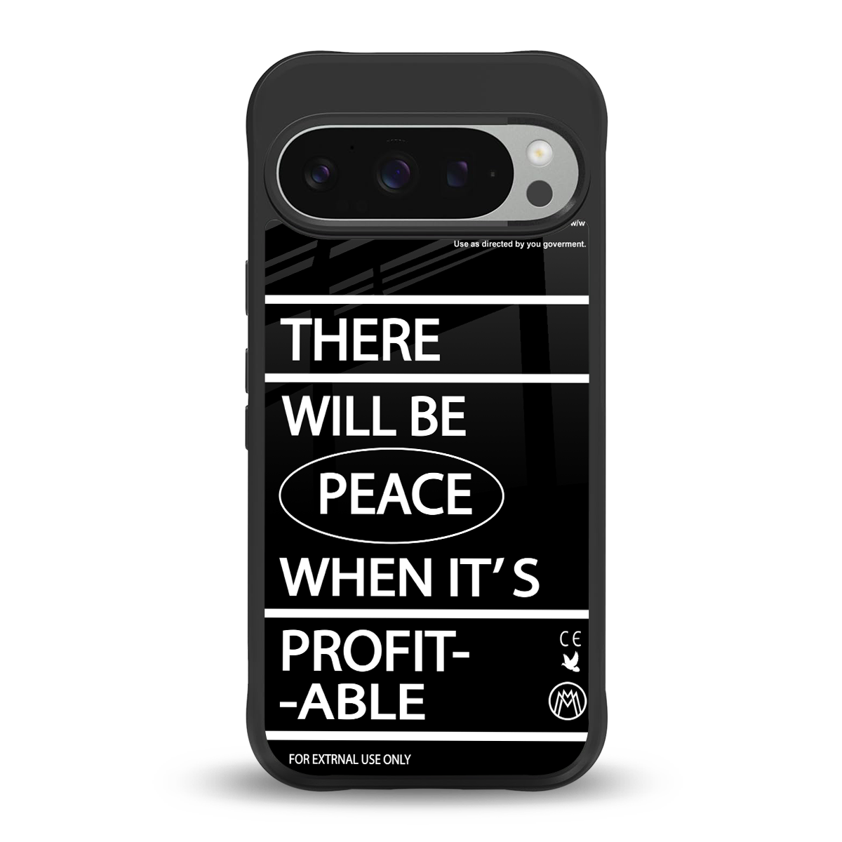when it's profitable back phone cover | glass case for google pixel 9 pro