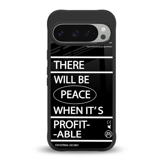 when it's profitable back phone cover | glass case for google pixel 9 pro
