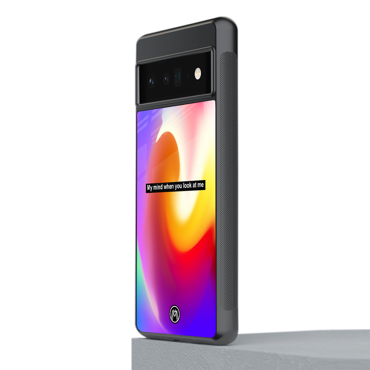 when you look at me back phone cover | glass case for google pixel 6 pro