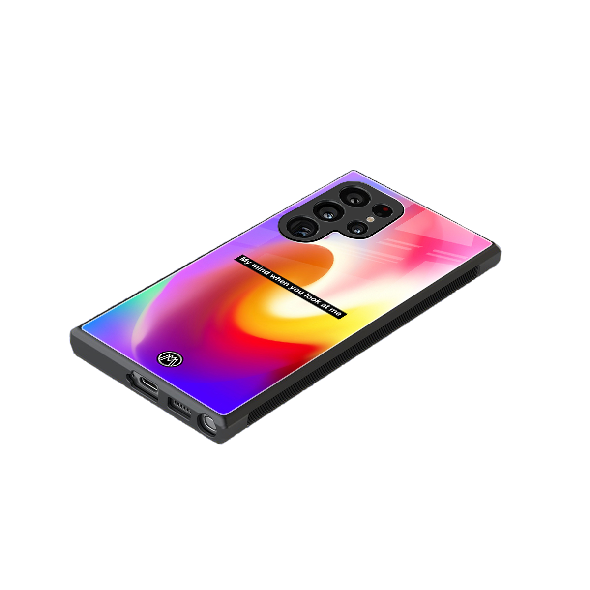 when you look at me back phone cover | glass case for samsung galaxy s24 ultra