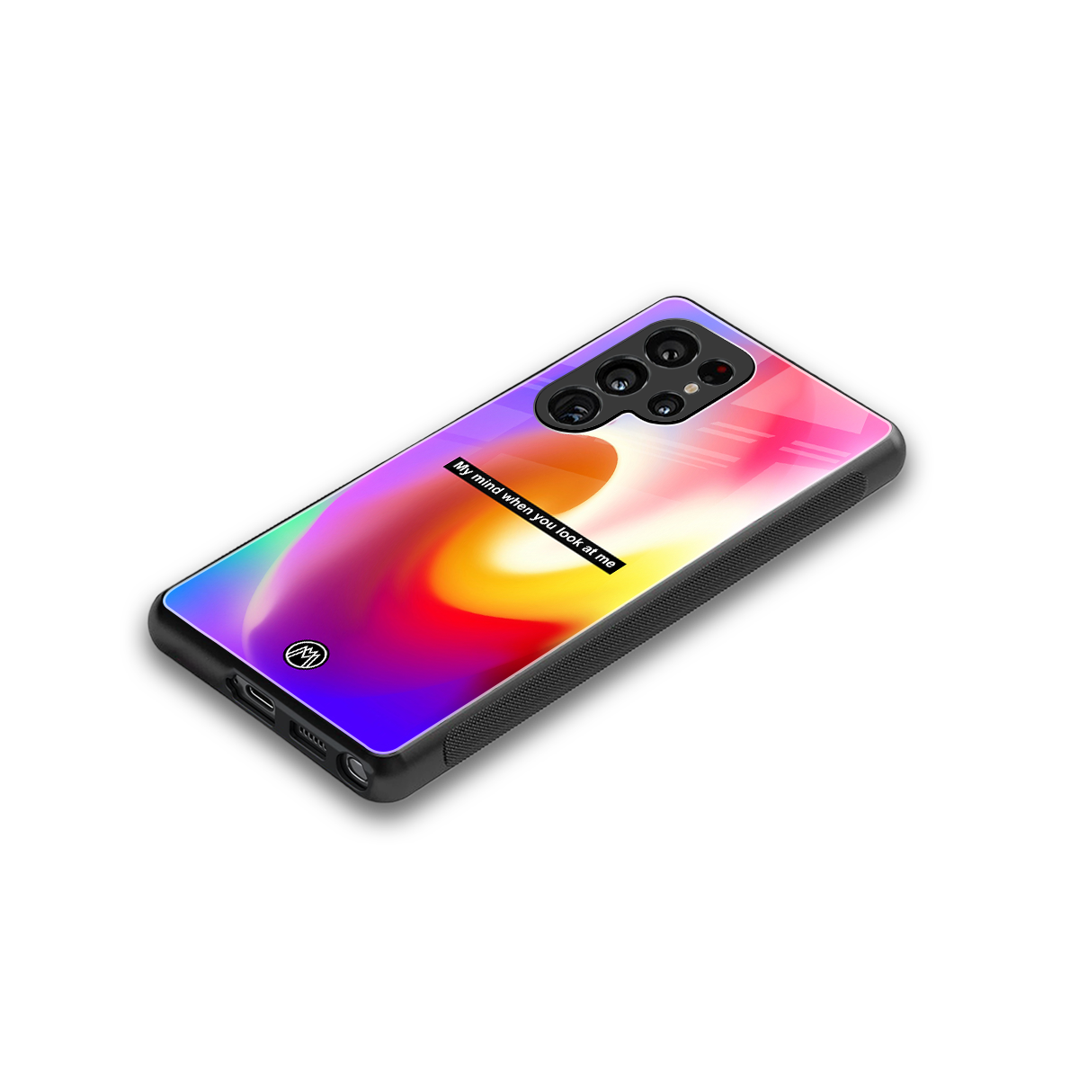 when you look at me back phone cover | glass case for samsung galaxy s25 ultra