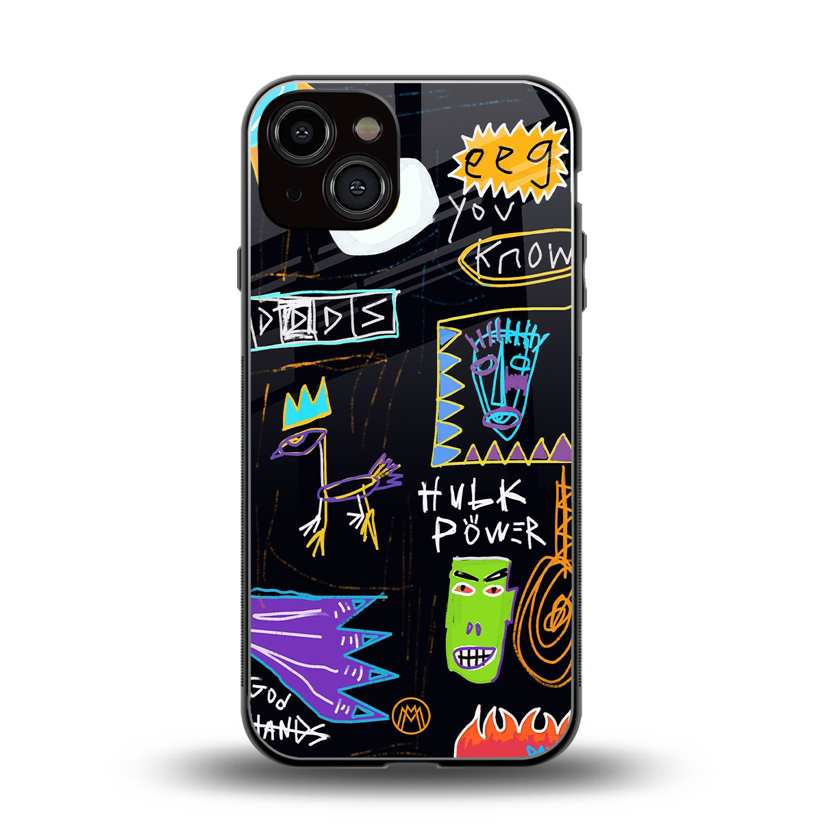 whimsy back phone cover | glass case for iphone 13
