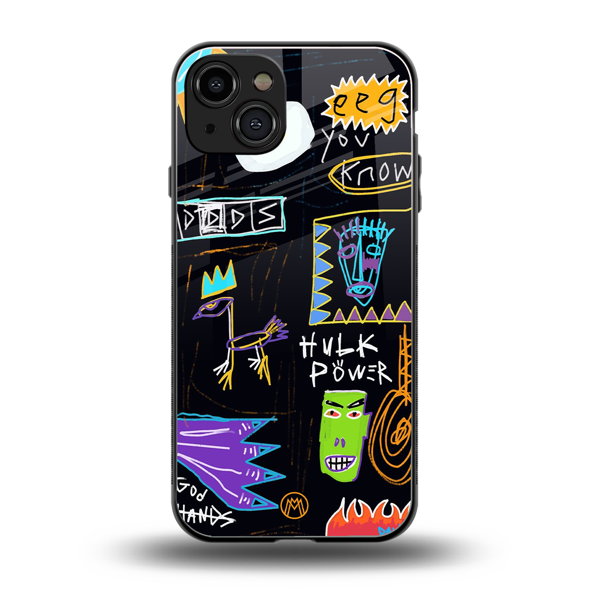 whimsy back phone cover | glass case for iphone 15