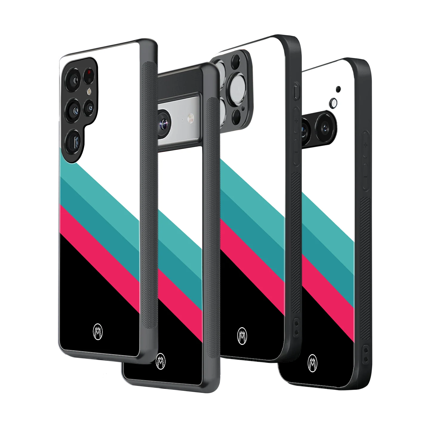 Stylish Glass Back Case for All Smartphones โ iPhone, Samsung, OnePlus, Pixel, Redmi, Oppo, Vivo, Motorola