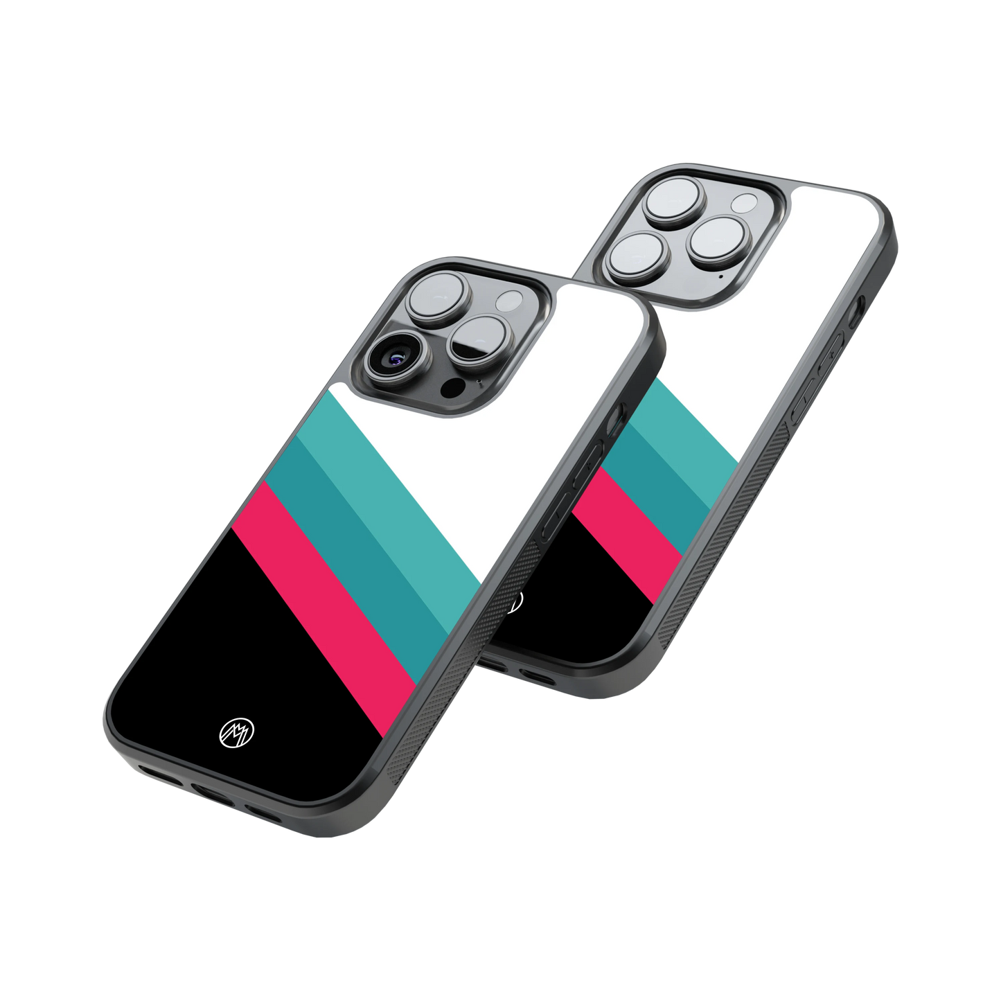 Protective Glass Back Phone Case Compatible with iPhone, Samsung, OnePlus, Pixel & More
