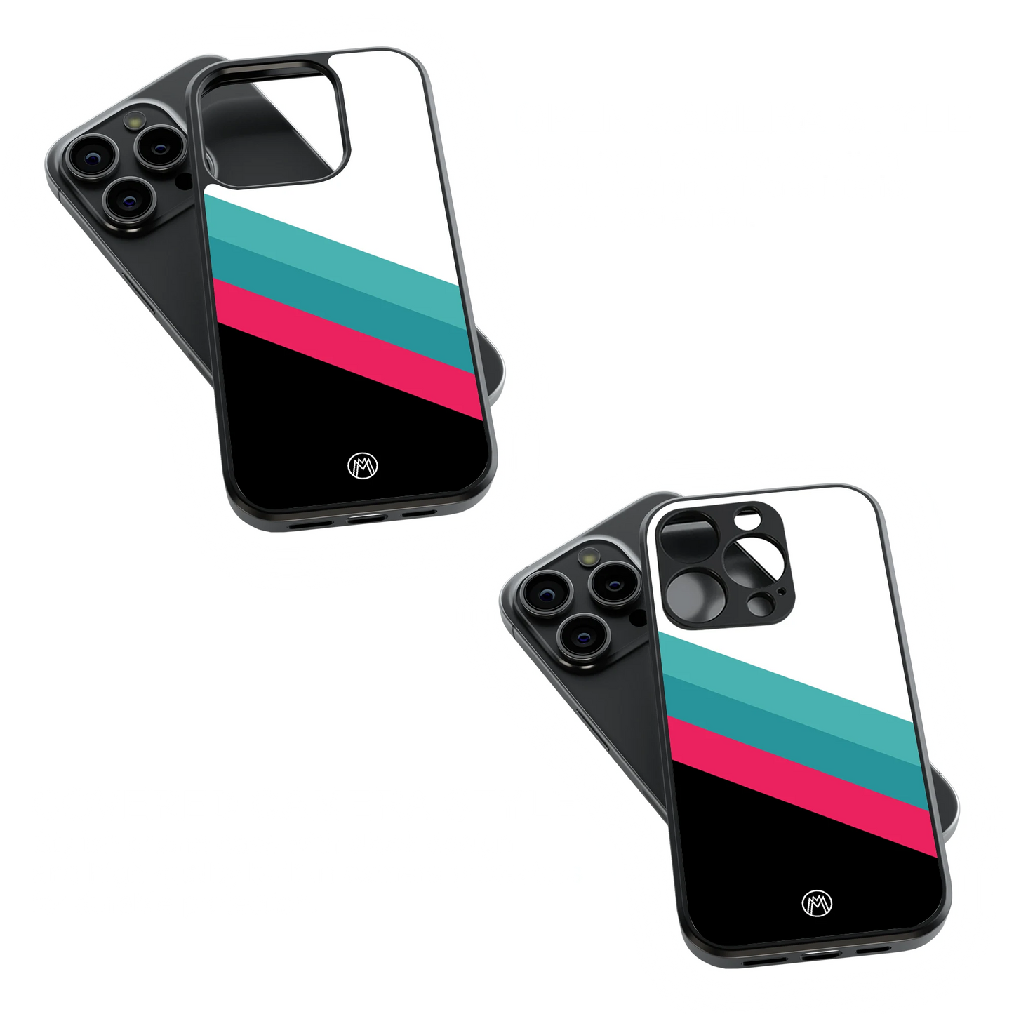 Trendy Glass Back Mobile Case for iPhone, Samsung, Redmi, OnePlus, Google Pixel, Motorola