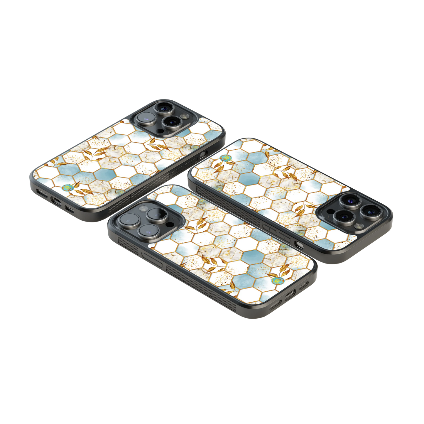 Luxury Glass Back Mobile Cover for iPhone, Samsung Galaxy, OnePlus, Pixel, Redmi & More