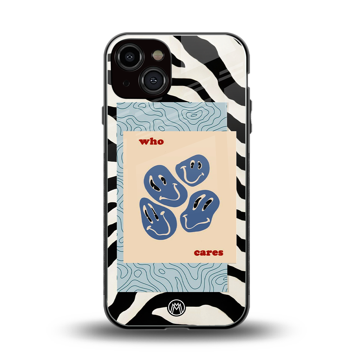 who cares back phone cover | glass case for iphone 13