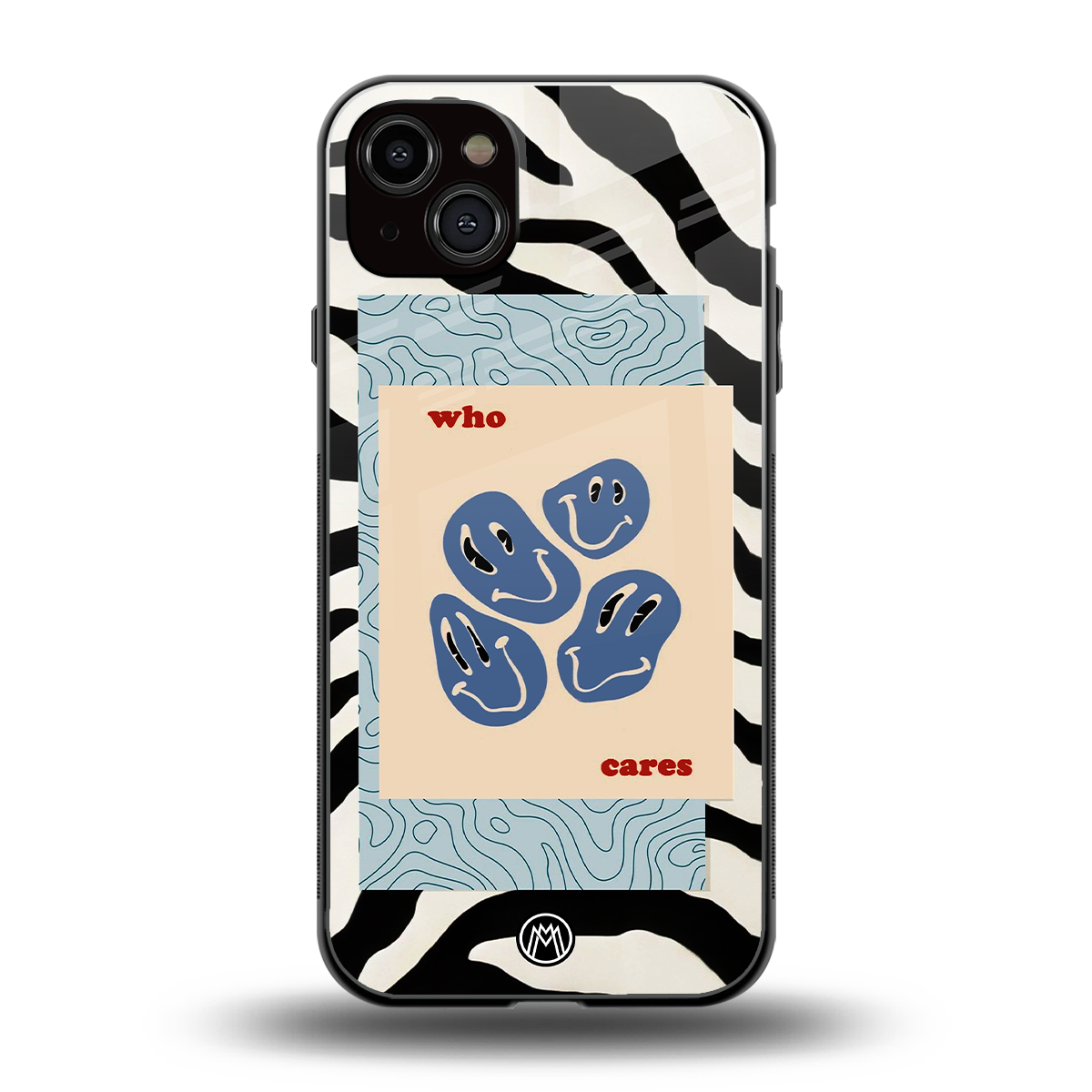 who cares back phone cover | glass case for iphone 14 plus