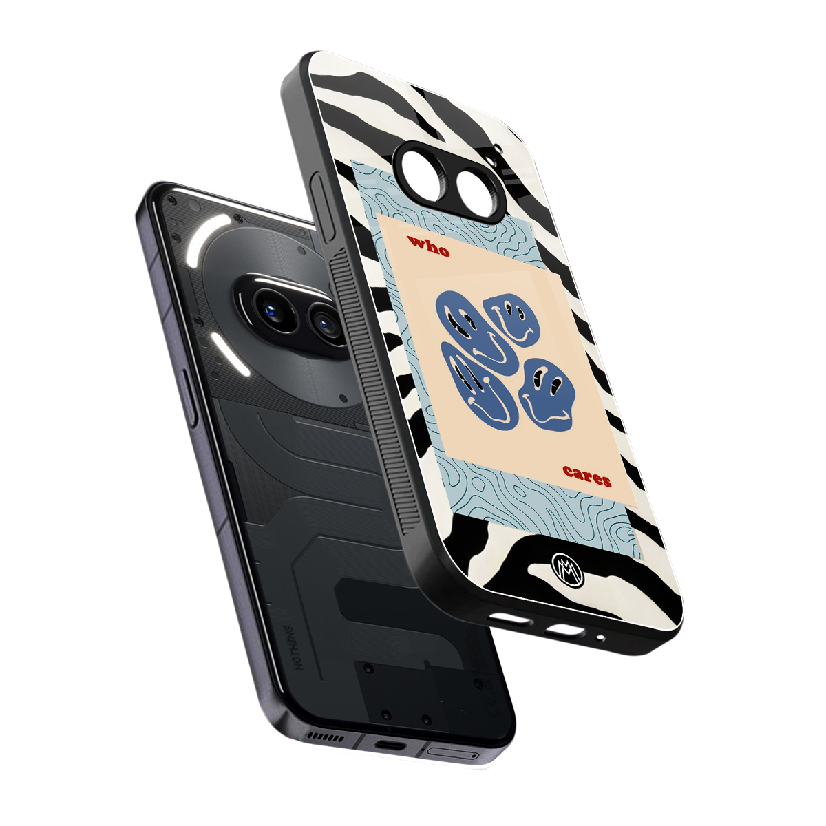 who cares back phone cover | glass case for nothing phone 2a