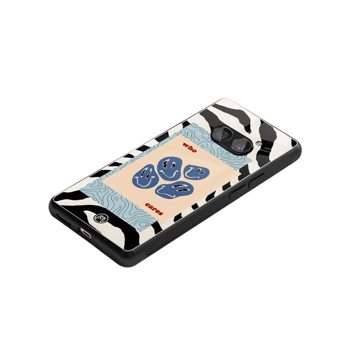 who cares back phone cover | glass case for nothing phone 2a