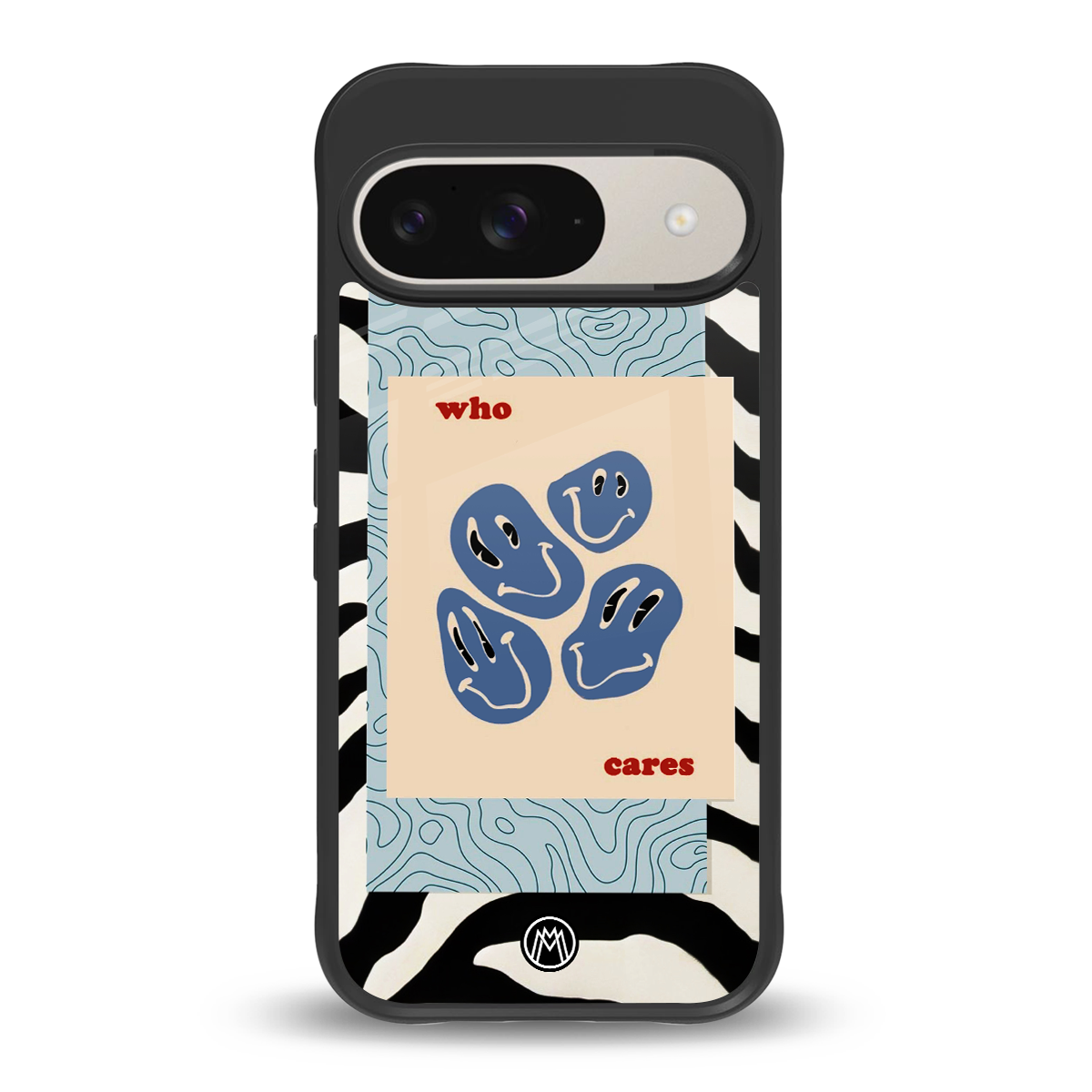 who cares back phone cover | glass case for google pixel 9