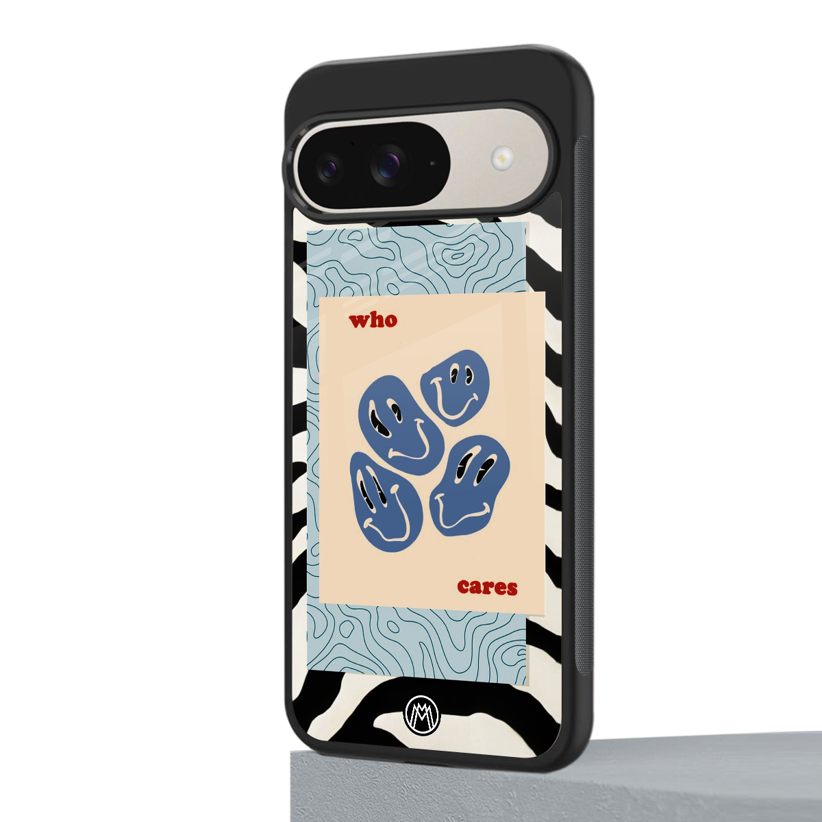 who cares back phone cover | glass case for google pixel 9