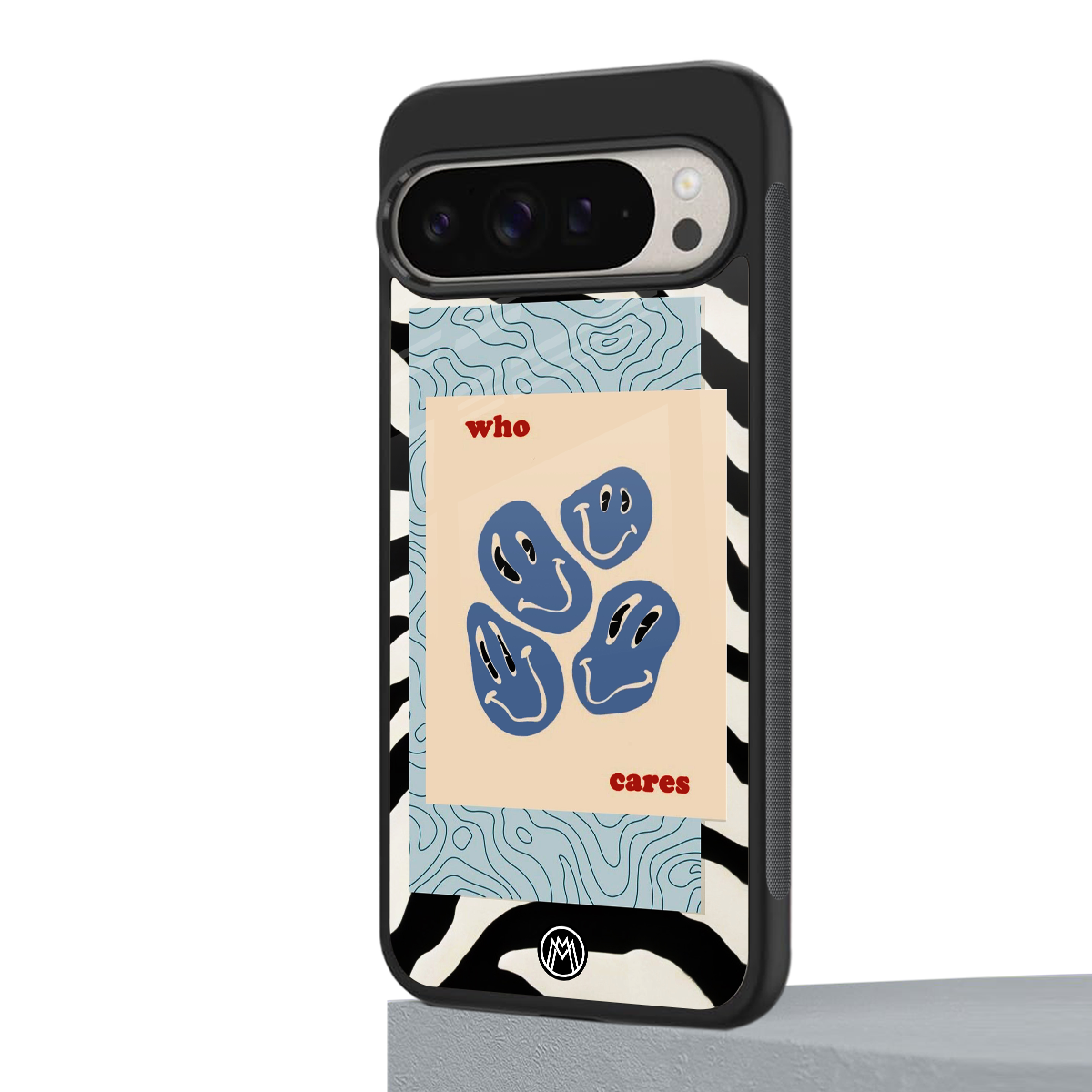 who cares back phone cover | glass case for google pixel 9 pro