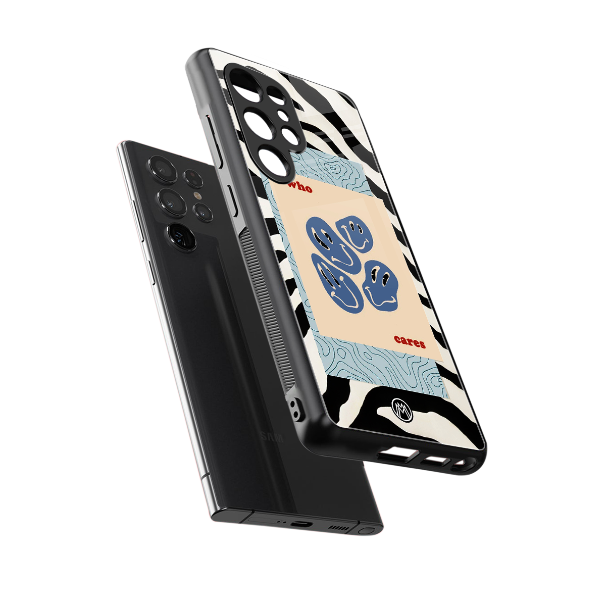 who cares back phone cover | glass case for samsung galaxy s25 ultra