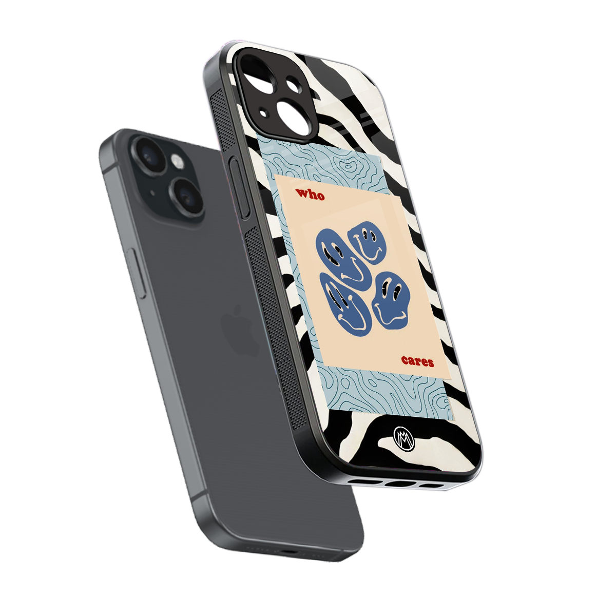 who cares back phone cover | glass case for iphone 14