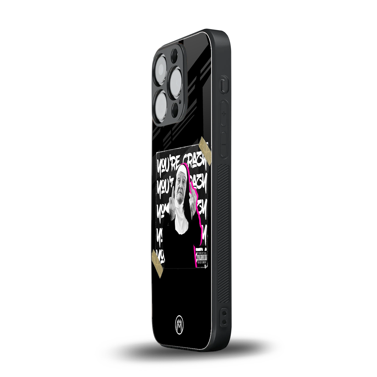 wild mind back phone cover | glass case for iphone 14 pro